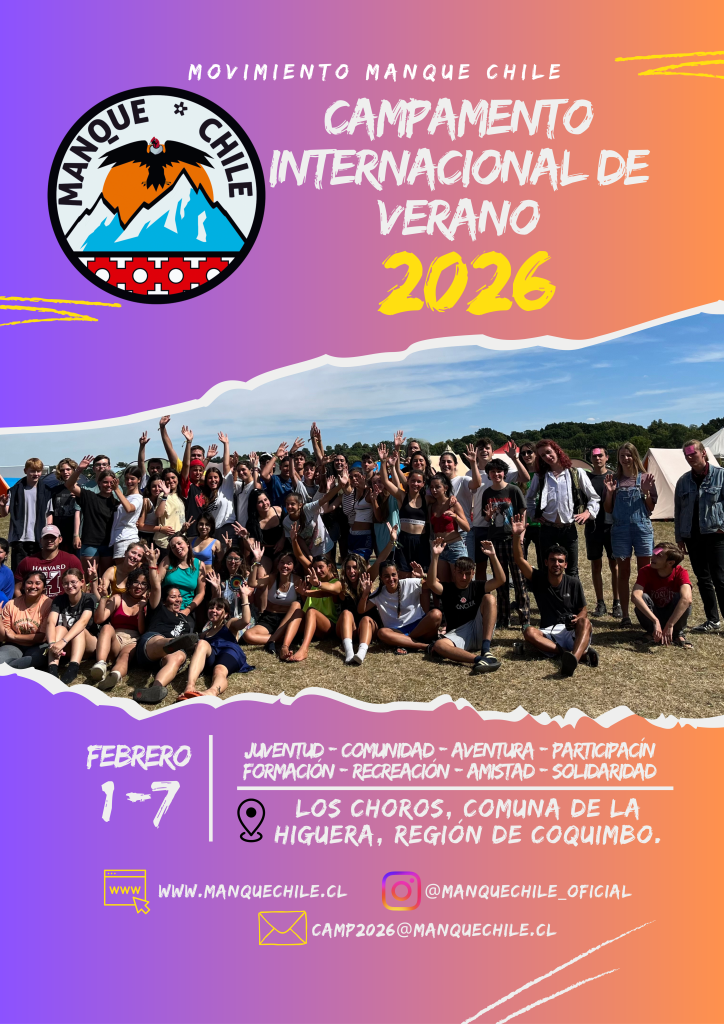 Bienvenid@s al Campamento Internacional de Verano 2026 – Movimiento Manque Chile